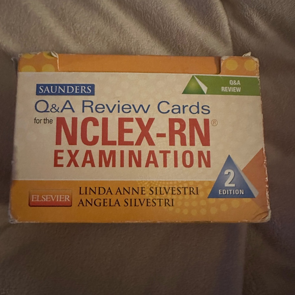 Saunders RN NCLEX Examination Study Cards